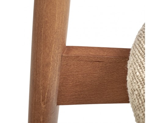 Стул Lucas латте букле с ножками цвета орех в Набережных Челнах