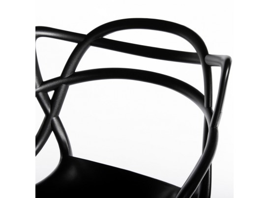 Стул полубарный Masters чёрный в Набережных Челнах