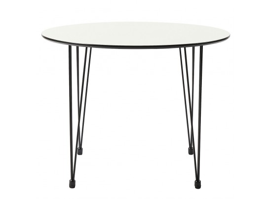 Стол Solution белый с чёрным, 100см в Набережных Челнах