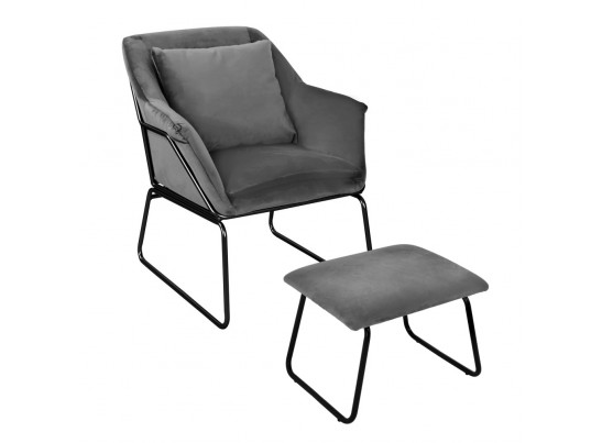 Оттоманка ALEX серый в Набережных Челнах