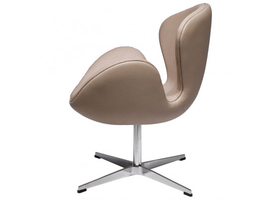 Кресло SWAN STYLE CHAIR латте, экокожа в Набережных Челнах