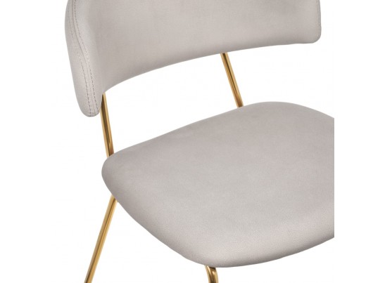 Стул Elle мокко с золотыми ножками в Набережных Челнах