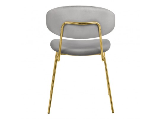 Стул Elle серый с золотыми ножками в Набережных Челнах
