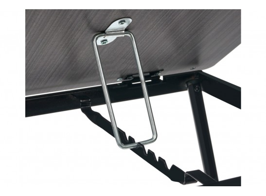 Стол складной с подъёмной крышкой и подстаканником «ВИТА», 55x32x25см, мдф, металл, св.дерево, черный в Набережных Челнах