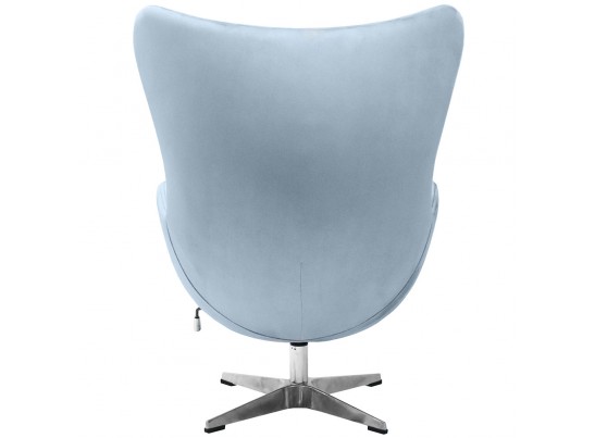 Кресло EGG CHAIR серый, искусственная замша в Набережных Челнах