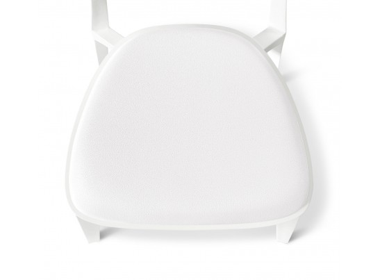 Стул Luna с мягким сиденьем белый в Набережных Челнах