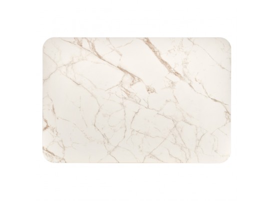 Стол Vito раскладной 120-184x80x75см, керамогранит белый мрамор, белый в Набережных Челнах