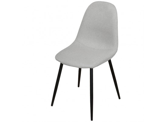 Стул Comfort серый с чёрными ножками в Набережных Челнах