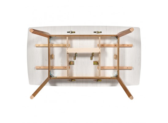 Стол Oslo раскладной 100-130x70x76см, Сосна Рандерс, орех миланский в Набережных Челнах