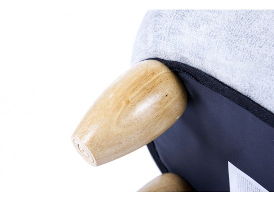 Пуф Бегемот с отсеком для хранения светло-серый в Набережных Челнах