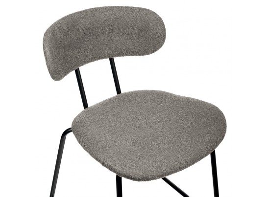 Стул полубарный Ant букле серый в Набережных Челнах