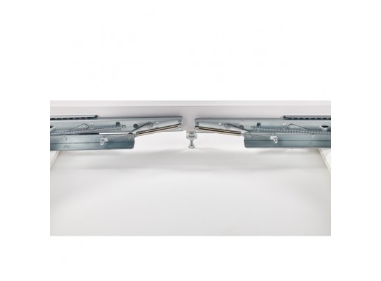 Стол Vito раскладной 120-184x80x75см, керамогранит белый мрамор, белый в Набережных Челнах