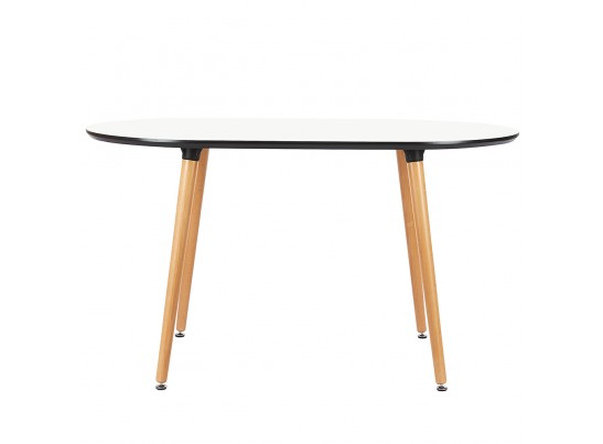 Стол Brooklyn белый 140 х 80 см, овальный в Набережных Челнах