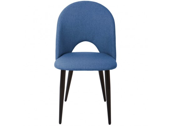 Стул Cleo голубой с черными ножками в Набережных Челнах