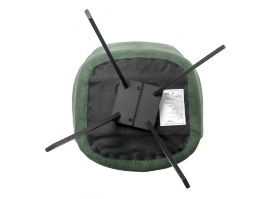 Комплект из 2-х стульев Grant зелёный шенилл на поворотном механизме в Набережных Челнах