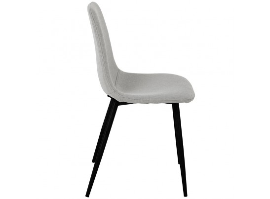 Стул Comfort серый с чёрными ножками в Набережных Челнах