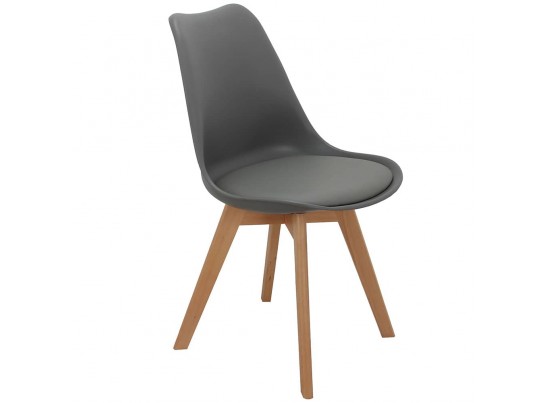 Комплект из 4-х стульев Eames Bon серый в Набережных Челнах