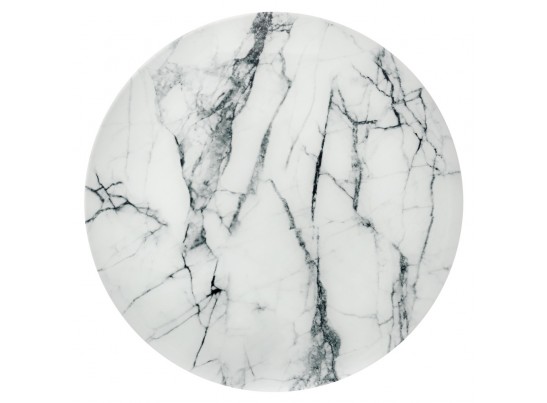 Набор кофейных столиков Tango белый мрамор с черными ножками в Набережных Челнах