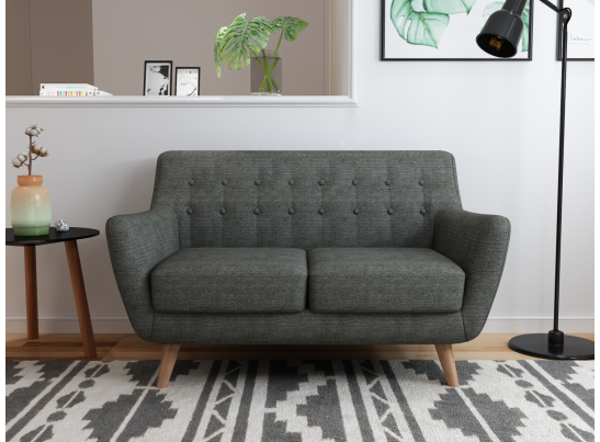 Диван Picasso двухместный темно-серый в Набережных Челнах