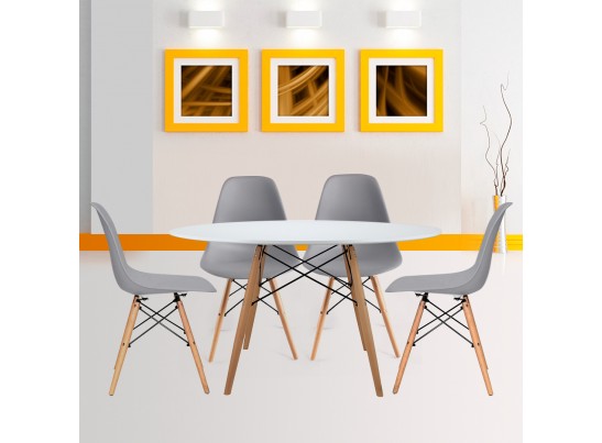 Стол Eames диам.120см, белый в Набережных Челнах