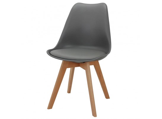 Комплект из 4-х стульев Eames Bon серый в Набережных Челнах