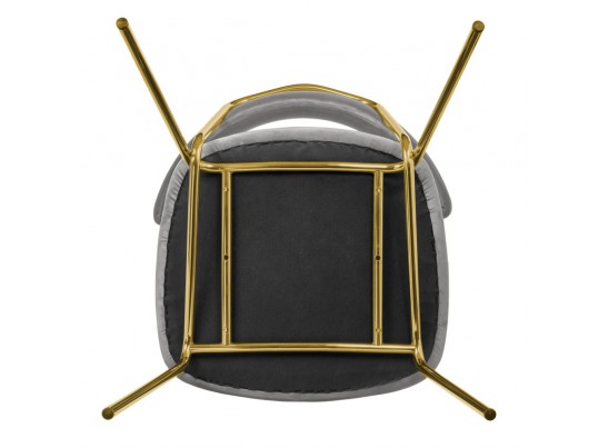 Стул Elle серый с золотыми ножками в Набережных Челнах