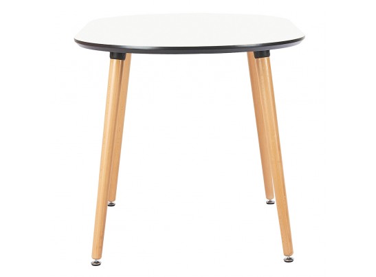 Стол Brooklyn белый 140 х 80 см, овальный в Набережных Челнах