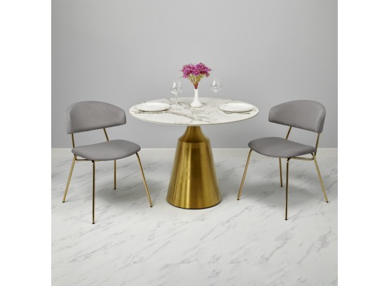 Стул Elle мокко с золотыми ножками в Набережных Челнах