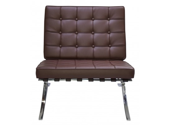 Кресло BARCELONA CHAIR коричневый в Набережных Челнах