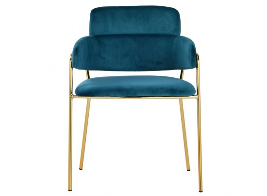 Стул Napoli бирюзовый с золотыми ножками в Набережных Челнах