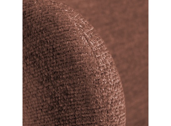 Стул Lucas 2 терракотовый шенилл с чёрными ножками в Набережных Челнах