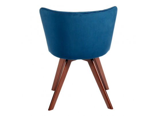 Стул Bella синий, темный орех в Набережных Челнах