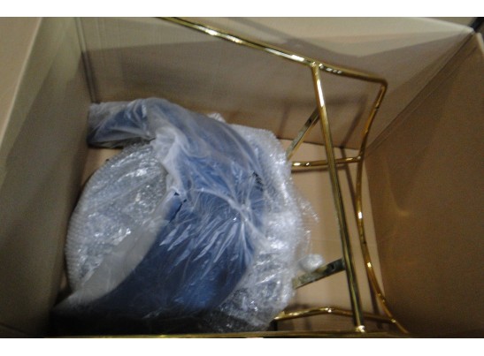 Стул Turin синий с золотыми ножками FR 0557Y в Набережных Челнах