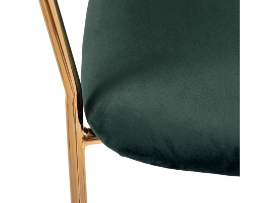 Стул Turin зеленый с золотыми ножками в Набережных Челнах