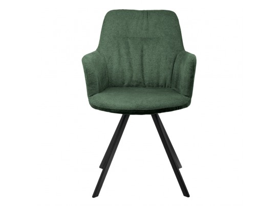 Стул Grant зелёный шенил на поворотном механизме в Набережных Челнах