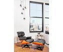 Кресло EAMES LOUNGE CHAIR и оттоманка EAMES LOUNGE CHAIR чёрные в Набережных Челнах