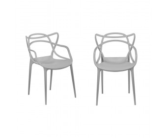 Комплект из 2-х стульев Masters серый