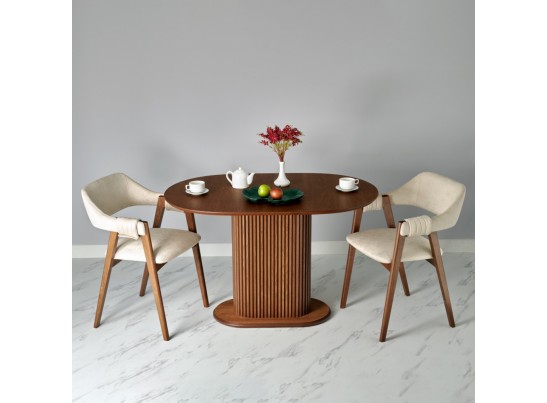 Стол Allure 120х80х75 см, шпон дуба, цвет орех в Набережных Челнах