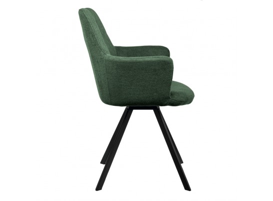 Стул Grant зелёный шенил на поворотном механизме в Набережных Челнах