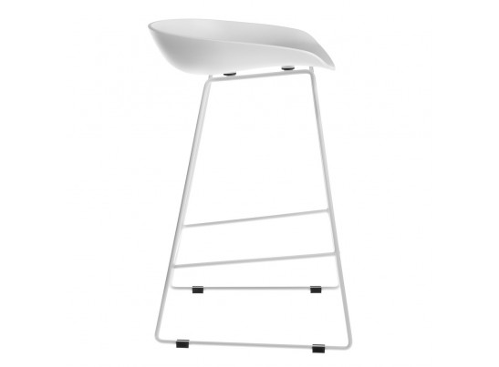Стул барный Neo белый с белыми ножками в Набережных Челнах