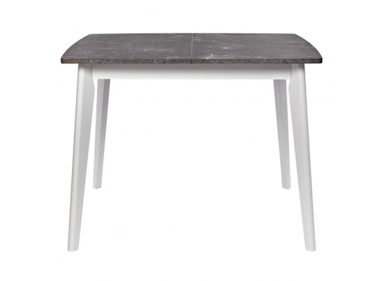 Стол Oslo раскладной 120-160x80x76см, Мрамор Сиена, белый в Набережных Челнах