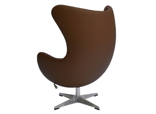Кресло EGG CHAIR коричневый, натуральная кожа в Набережных Челнах