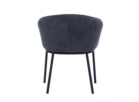 Стул Duke светло-серый, серый с чёрными ножками в Набережных Челнах