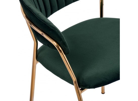 Стул Turin зеленый с золотыми ножками в Набережных Челнах
