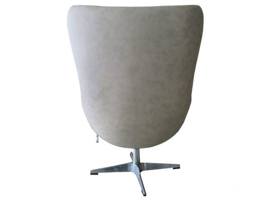 Кресло EGG CHAIR бежевый матовый с эффектом состаренная кожа в Набережных Челнах