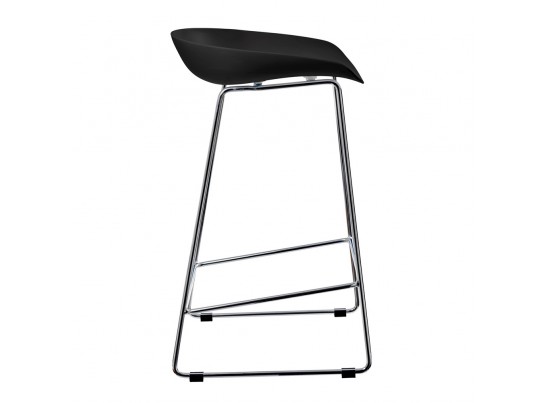 Стул полубарный Neo чёрный в Набережных Челнах