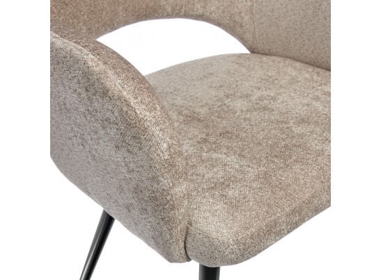 Стул Bruno латте шенилл с поворотным механизмом в Набережных Челнах