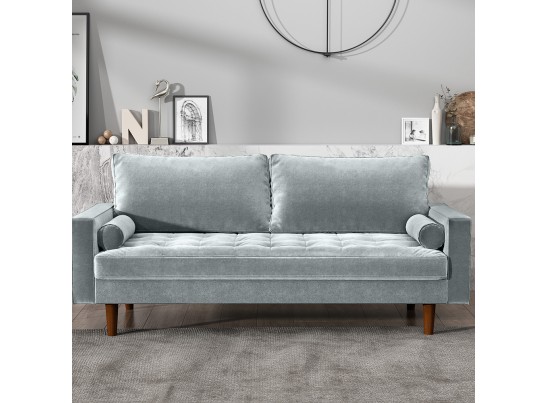 Диван Scott трехместный серо-голубой в Набережных Челнах Диван Scott трехместный серо-голубой в Набережных Челнах