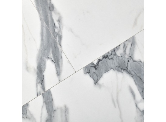 Стол Rudolf круглый раскладной 100-130x100x75см, белый мрамор, чёрный в Набережных Челнах