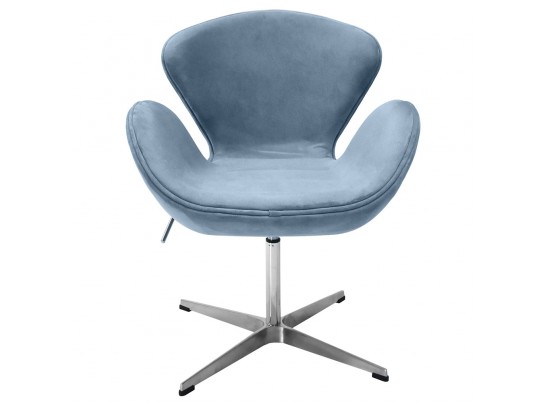 Кресло SWAN CHAIR серый, искусственная замша в Набережных Челнах Кресло SWAN CHAIR серый, искусственная замша в Набережных Челнах